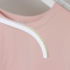 Плечики для одежды, размер 44-46, антискользящие, цвет белый - Фото 4