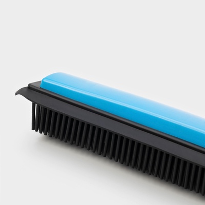 Щётка для пола резиновая Доляна, телескопическая ручка 70-120 см, цвет МИКС