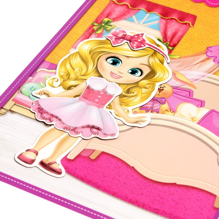 Магнитная игра «Одень куклу: Маленькая модница» - фото 1877428063