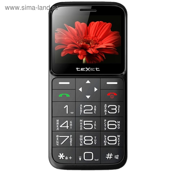 Сотовый телефон Texet TM-B226 черно-красный - Фото 1
