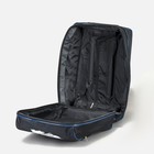 Чемодан малый 20" с сумкой, отдел на молнии, наружный карман, с расширением, цвет синий - фото 11639988