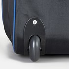 Чемодан малый 20" с сумкой, отдел на молнии, наружный карман, с расширением, цвет синий - фото 11639990