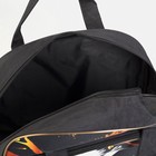 Чемодан малый 20" с сумкой, отдел на молнии, с расширением, цвет чёрный - Фото 9
