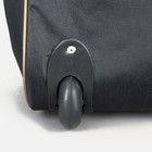 Чемодан малый 20" с сумкой, отдел на молнии, с расширением, цвет чёрный - Фото 7