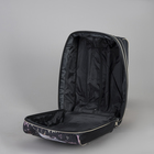 Чемодан малый 20" с сумкой, отдел на молнии, наружный карман, с расширением, цвет чёрный - Фото 5