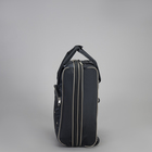 Чемодан малый 20" с сумкой, отдел на молнии, наружный карман, с расширением, цвет чёрный - Фото 3