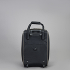 Чемодан малый 20" с сумкой, отдел на молнии, наружный карман, с расширением, цвет чёрный - Фото 4