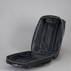 Чемодан малый 20" с сумкой, отдел на молнии, наружный карман, с расширением, цвет чёрный - Фото 5