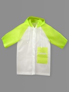 Дождевик детский «Гуляем под дождём», рост 110-122 см, ЭВА 75 г, зелёный - Фото 3