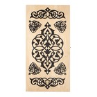 Нарды деревянные большие, настольная игра «Узор» 50×50 см, с шашками - Фото 1