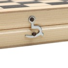 Нарды деревянные большие, настольная игра «Узор» 50×50 см, с шашками - Фото 6