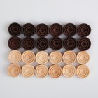 Настольная игра "Казачьи шашки" деревянные, 24 шт, d-2.8 см, фишки без доски - Фото 3