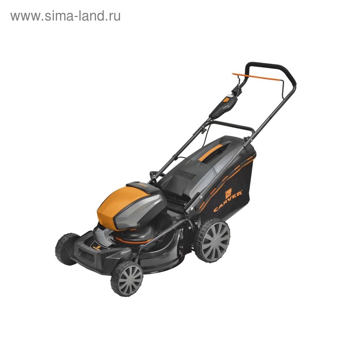 Газонокосилка CARVER LMB-1848, аккумуляторная, 1800 Вт, 80В, Li-Ion, 1х2 А/ч, ширина 48 см - Фото 1