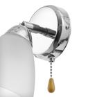 Бра «Ланис», 1×60 Вт E27, хром, 15×20×20 см - Фото 6