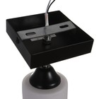 Спот "Энтера" 1x60Вт E27  хром-черный 10х10х20см. - фото 20828483