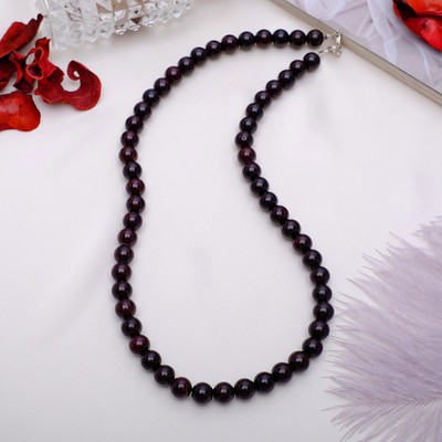 Бусы шар №8 «Гранат», 45 см