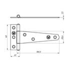 Петля стрела ПС-100, покрытие цинк 3633474