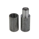 Петля гаражная с шаром, 40х140 мм, без покрытия, 6 шт (комплект 6 шт) - фото 20828513