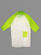 Дождевик детский «Гуляем под дождём», рост 128-140 см, ЭВА 15 г, зелёный - Фото 3