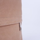 Сумка женская, отдел на молнии, 2 наружных кармана, регулируемый ремень, цвет светло-бежевый - Фото 4