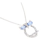 Кулон «Сова», цвет серебристо-голубой, 45см - Фото 1