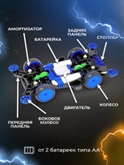 Электронный конструктор «Ночная молния», 4WD - Фото 4