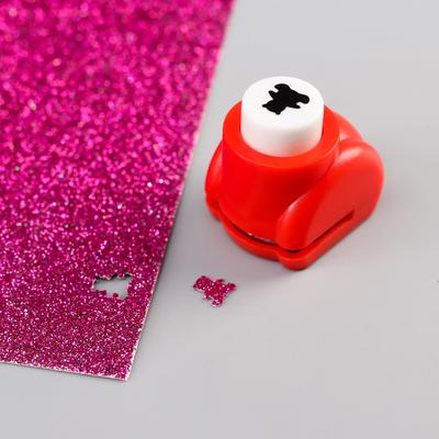 Дырокол фигурный «Медвежонок», d=1 см, 3×2.5×3 см, МИКС