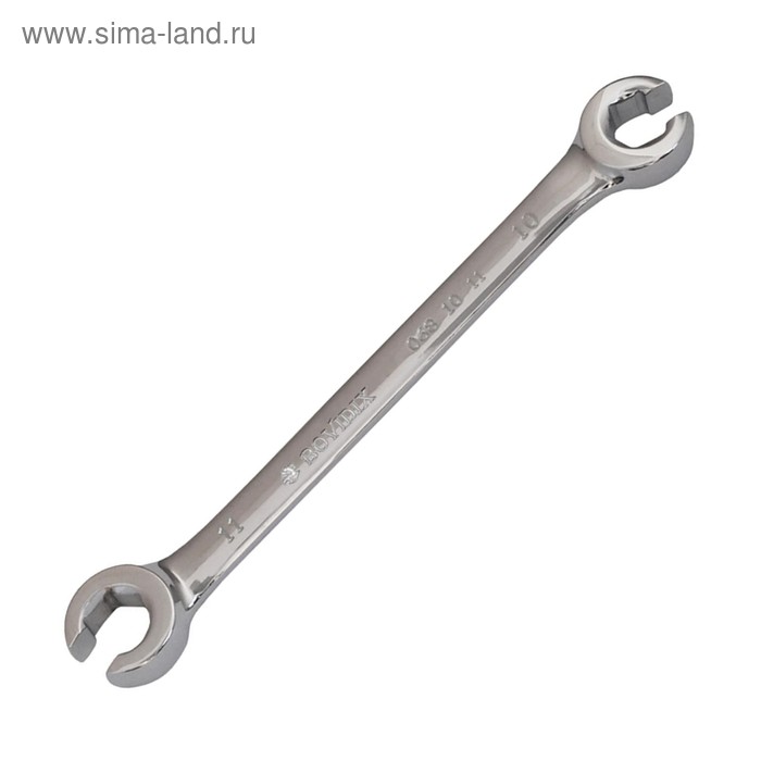 Ключ разрезной Bovidix 681011, 10 х 11 мм, 150 мм, полированная поверхность, Cr-V - Фото 1