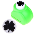 Дырокол фигурный "Лист клевера" d=1,5 см 3,5х4х4 см МИКС - Фото 1