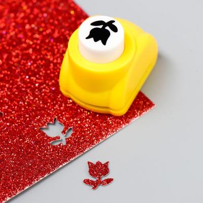 Дырокол фигурный д. 1,5 см "Тюльпан" МИКС 3,5х4х4 см