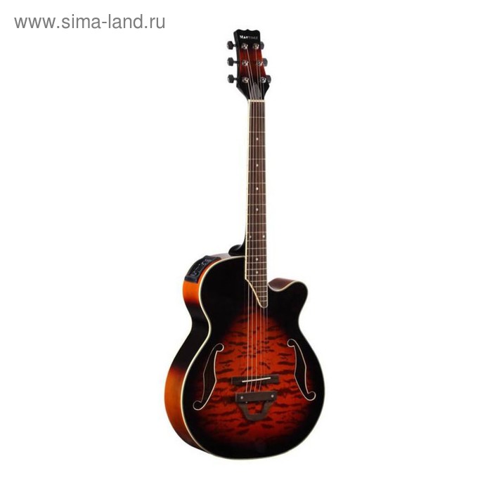 Электроакустическая гитара MARTINEZ  FAW - 2038 CEQ / SB - Фото 1