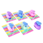 Дырокол фигурный 3D эффект "Бабочка" d=2 см 7х4 см МИКС - Фото 2