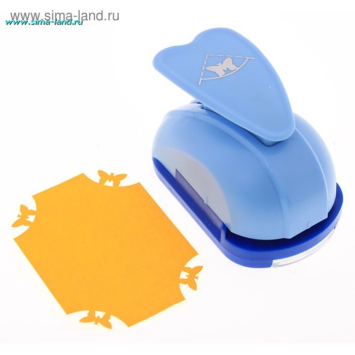 Дырокол фигурный для углов "Бабочка овал" №31 5х8х5 см - Фото 1