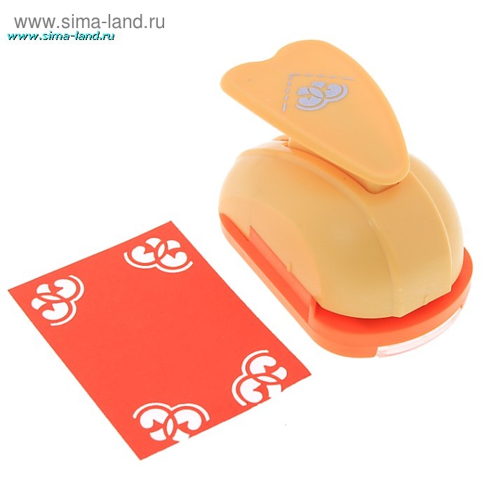 Дырокол фигурный для углов "Герб" №21 5х8х5 см - Фото 1