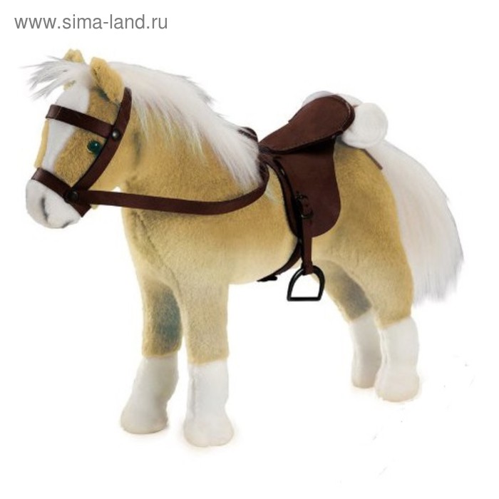 Лошадь для кукол "Хафлингер" с седлом и уздечкой - Фото 1