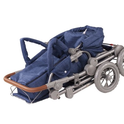 Коляска-трансформер для кукол Gotz, 3 в 1, цвет деним