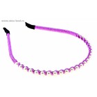 ободок для волос классика металл жемчуг - Фото 1