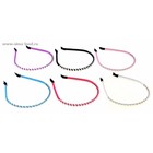 ободок для волос классика металл жемчуг - Фото 2