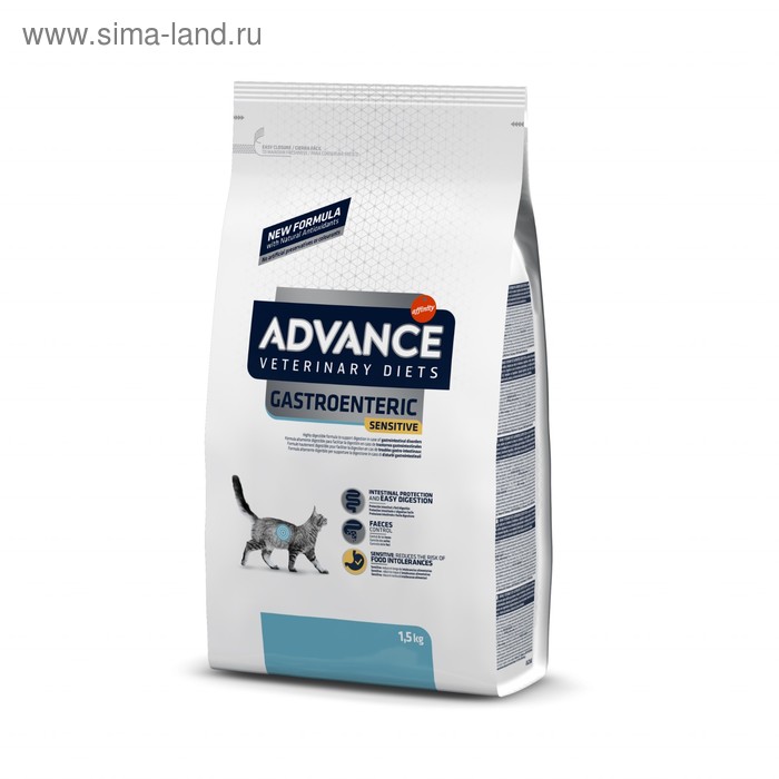 Сухой корм Advance для кошек с заболеваниями желудочно-кишечного тракта, 1,5 кг - Фото 1