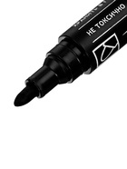 Маркер перманентный Beifa Office, 2.0 мм, чёрный - Фото 4