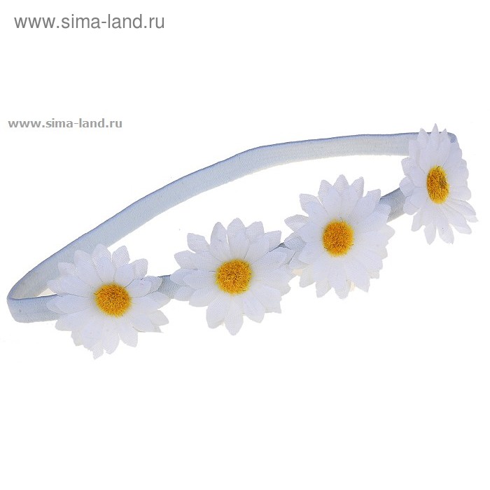 повязка для волос ромашка ассорти - Фото 1