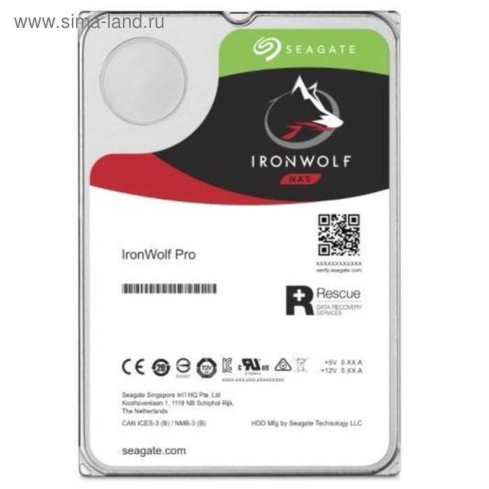 Жесткий диск Seagate Ironwolf Pro 6Tb (ST6000NE0023) SATA-III - Фото 1