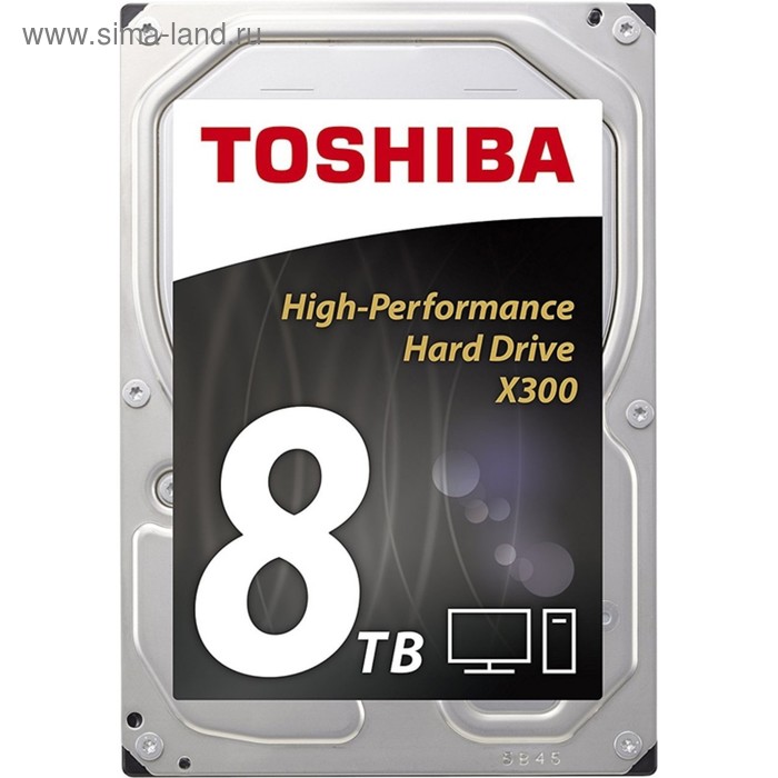Жесткий диск Toshiba X300 8Tb (HDWF180EZSTA) SATA-III - Фото 1