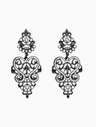 Серьги металл «Люстры», чёрные - Фото 1