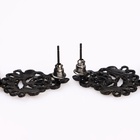 Серьги металл «Люстры», чёрные - Фото 7