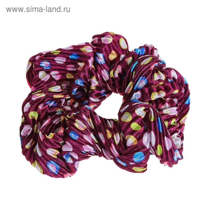 резинка для волос гофре круги - Фото 1