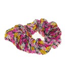 резинка для волос гофре цветы - Фото 1