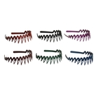 ободок для волос матовый гребешок зигзаг - Фото 2