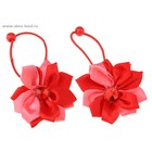 резинка для волос "Маленькая модница" блеск кристалл герберка (набор 2шт) - Фото 1