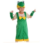 Карнавальный костюм «Лягушонок», плюш, рост 92-122 см - фото 8686917